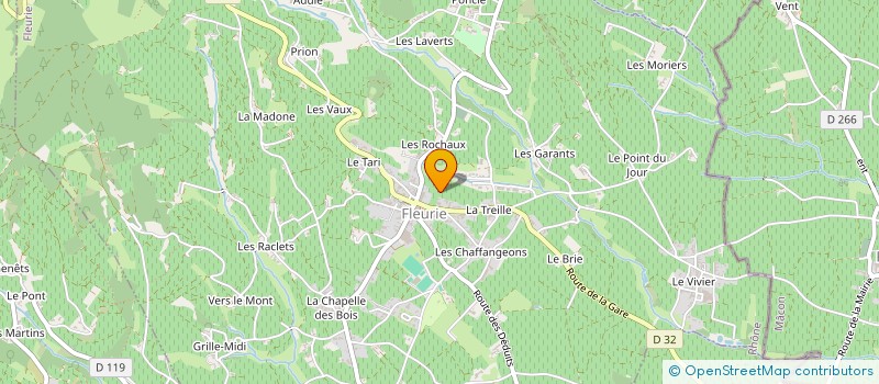 localisation de l'entreprise JOUVELEC  FLEURIE