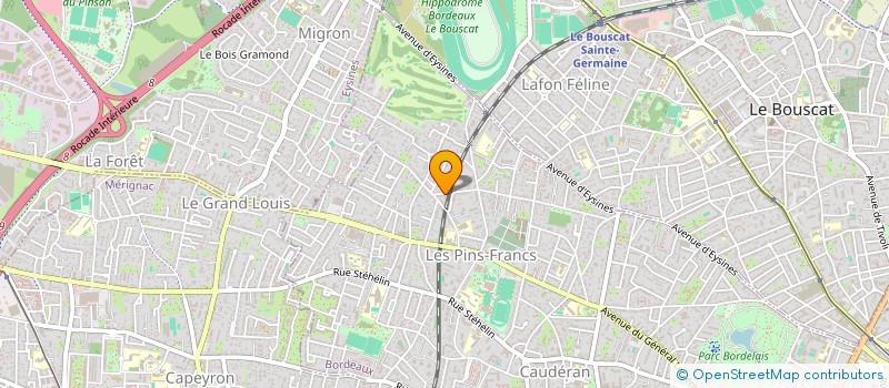 localisation de l'entreprise JOUVENCE  BORDEAUX