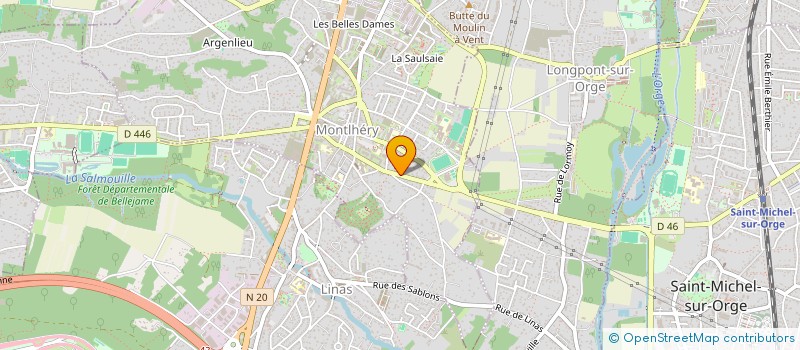 localisation de l'entreprise JOUVENCE  MONTLHERY