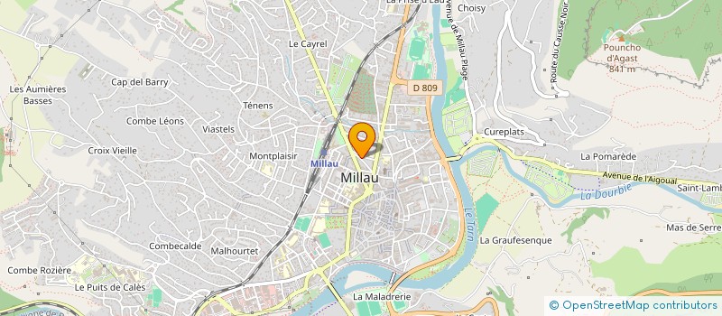 localisation de l'entreprise JOUVENCE.LIFE à MILLAU