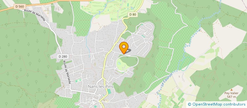 localisation de l'entreprise JOUVENCEL IMMO  NANS-LES-PINS