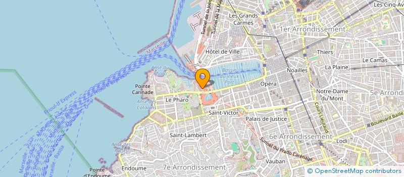 localisation de l'entreprise JOUVENCEL MARINE à MARSEILLE 7EME