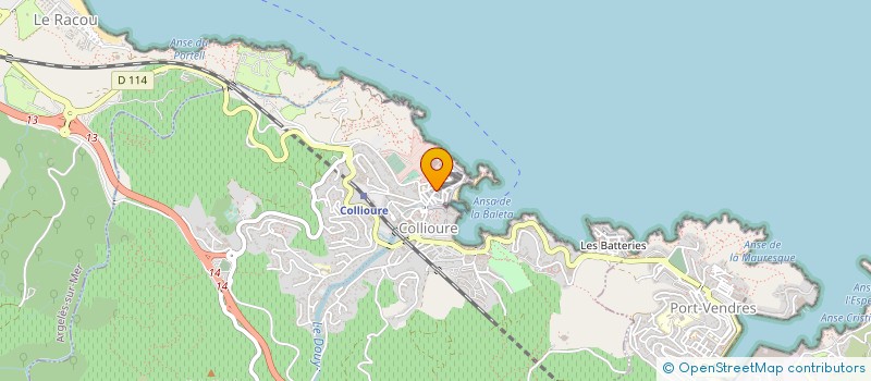localisation de l'entreprise JOUVENCES à COLLIOURE