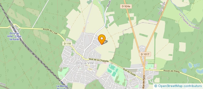 localisation de l'entreprise JOUVENCES JRC  ORRY-LA-VILLE