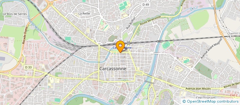 localisation de l'entreprise JOUVENCIA SANTE à CARCASSONNE