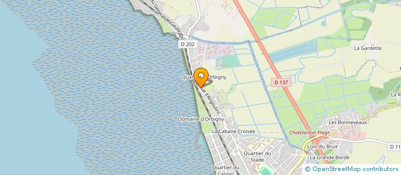 localisation de l'entreprise JOUVET à CHATELAILLON-PLAGE