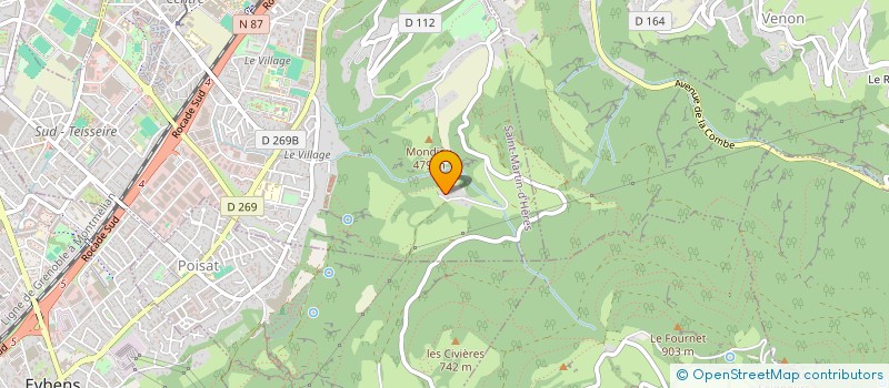 localisation de l'entreprise JOUVET LEGER  SAINT-MARTIN-D'HERES