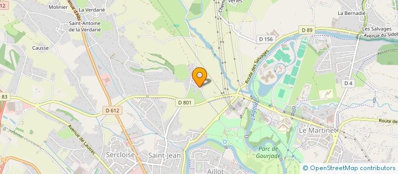 localisation de l'entreprise JOUVET.LOC  CASTRES