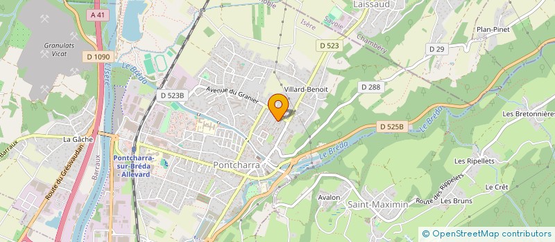 localisation de l'entreprise JOUVIA  PONTCHARRA