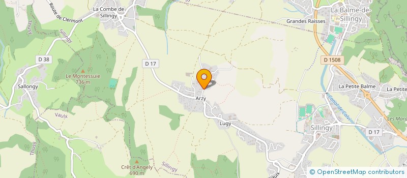 localisation de l'entreprise JOUVILI  SILLINGY