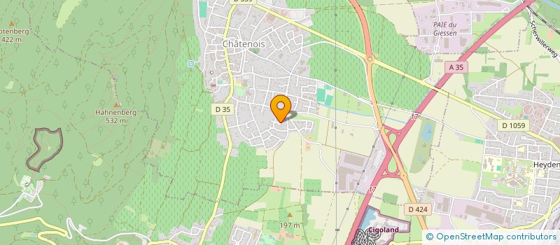 localisation de l'entreprise JOUXARY  CHATENOIS