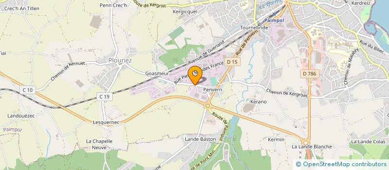 localisation de l'entreprise JOUYAUX-MAZE PAIMPOL à PAIMPOL