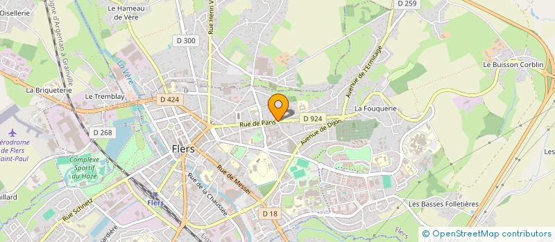 localisation de l'entreprise JOVAL à FLERS