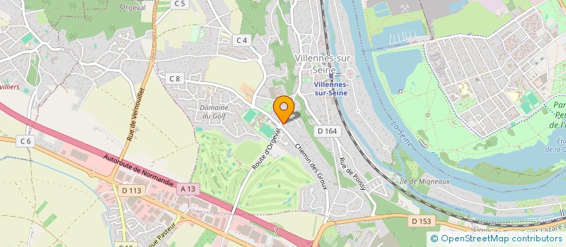 localisation de l'entreprise JOVALFLOMAR  VILLENNES-SUR-SEINE