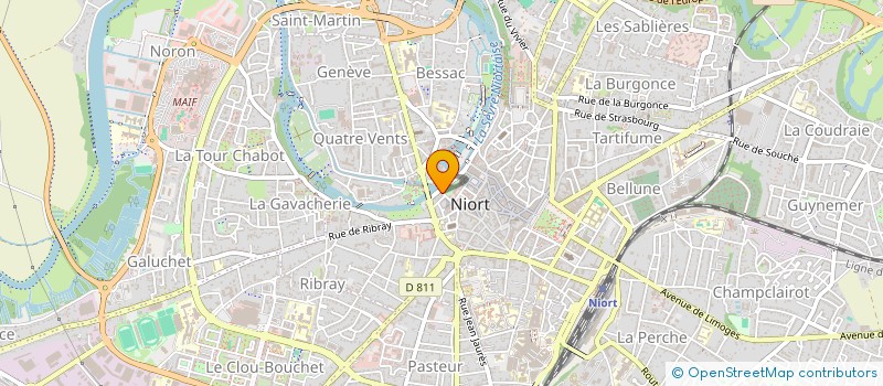 localisation de l'entreprise JOVALI à NIORT
