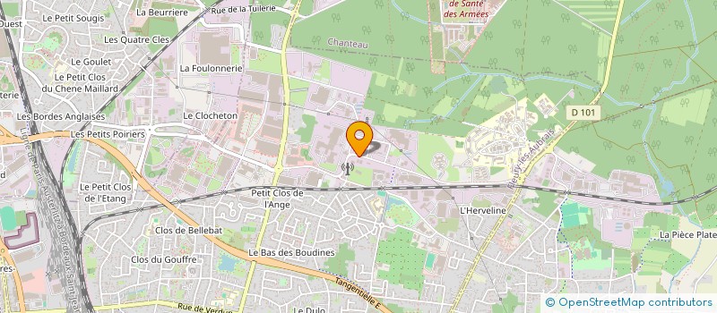 localisation de l'entreprise JOVANI AUTO à FLEURY-LES-AUBRAIS