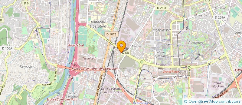 localisation de l'entreprise JOVEM CONSEIL à GRENOBLE