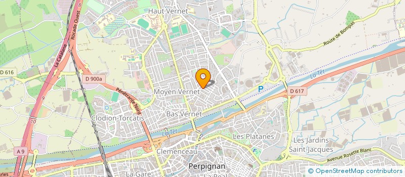localisation de l'entreprise JOVER à PERPIGNAN