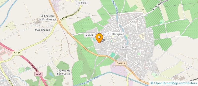 localisation de l'entreprise JOVER VERNEVEAUX DEVELOPPEMENT  BOUILLARGUES