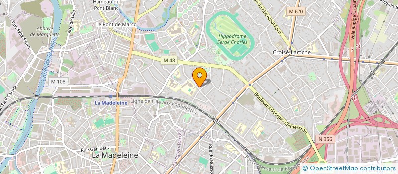 localisation de l'entreprise JOVI à MARCQ-EN-BARŒUL