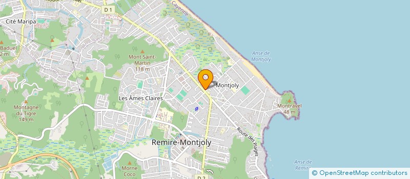 localisation de l'entreprise JOVIAL CHAN  REMIRE-MONTJOLY