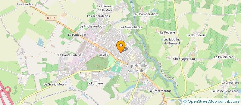 localisation de l'entreprise JOVIKEMA  AIGREFEUILLE-SUR-MAINE