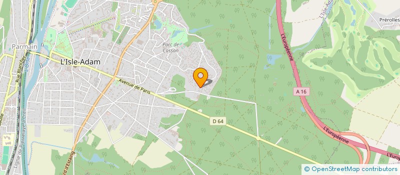 localisation de l'entreprise JOVISHALI  L'ISLE-ADAM