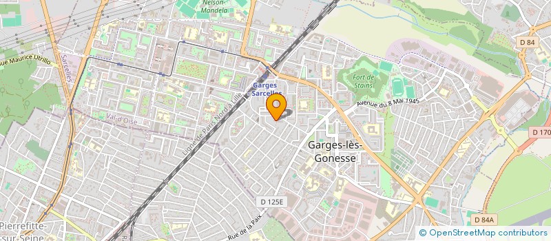 localisation de l'entreprise JOW COMMUNICATION  GARGES-LES-GONESSE