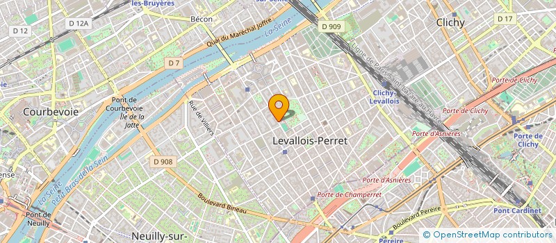 localisation de l'entreprise JOWNIZ à LEVALLOIS-PERRET