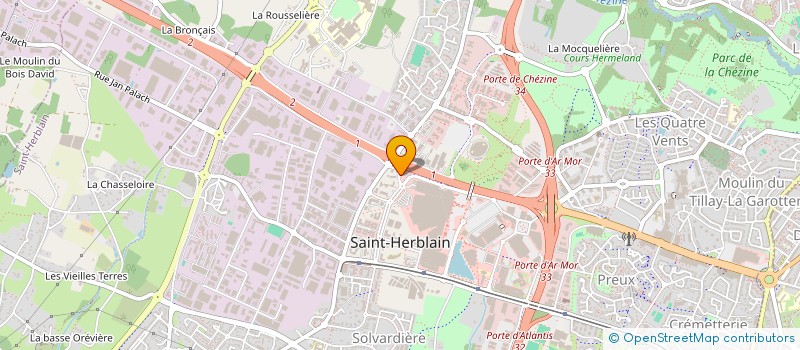 localisation de l'entreprise JOXE 39 à SAINT-HERBLAIN