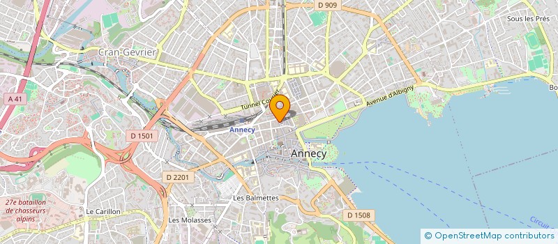 localisation de l'entreprise JOY à ANNECY
