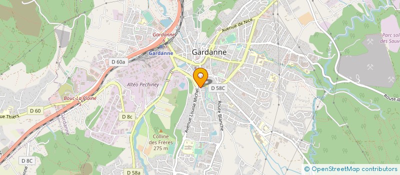 localisation de l'entreprise JOY à GARDANNE