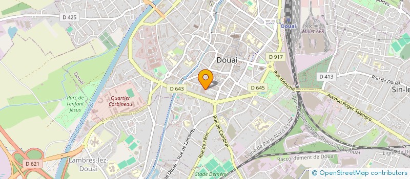 localisation de l'entreprise JOY ET LEA à DOUAI