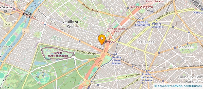 localisation de l'entreprise JOY'S à NEUILLY-SUR-SEINE