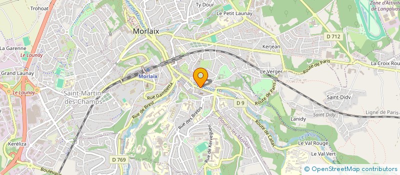 localisation de l'entreprise JOYAH  MORLAIX