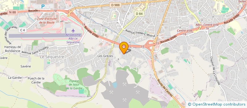 localisation de l'entreprise JOYANT 324 à ALBI