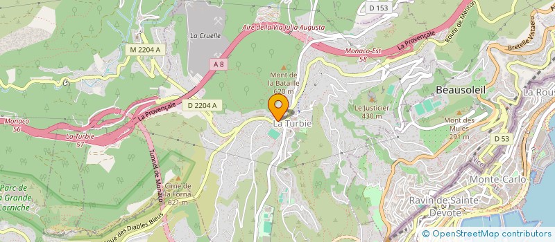 localisation de l'entreprise JOYAO à LA TURBIE