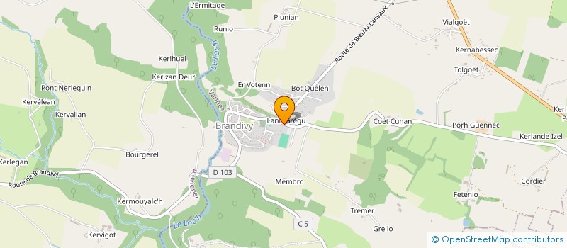 localisation de l'entreprise JOYAU D'ETRE  BRANDIVY