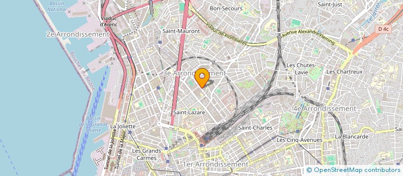 localisation de l'entreprise JOYCE à MARSEILLE