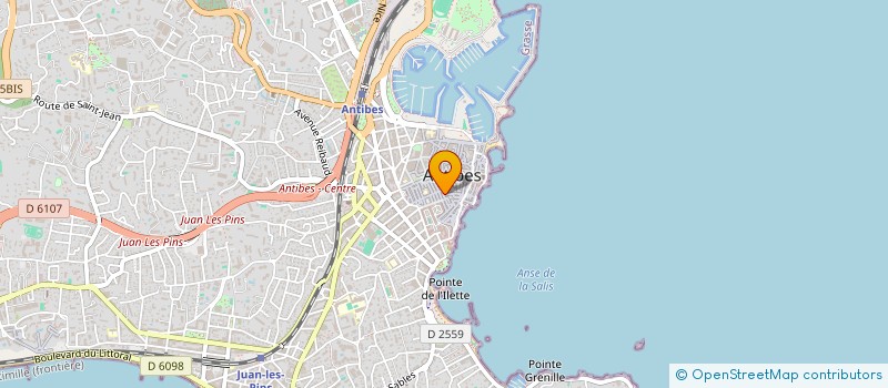 localisation de l'entreprise JOYCE  ANTIBES