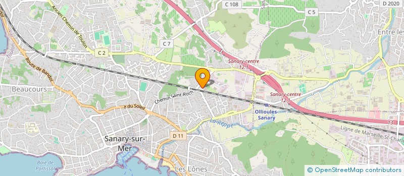 localisation de l'entreprise JOYCE 83 à SANARY-SUR-MER