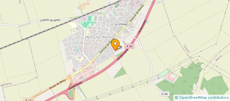 localisation de l'entreprise JOYCE APART (JA)  WITRY-LES-REIMS