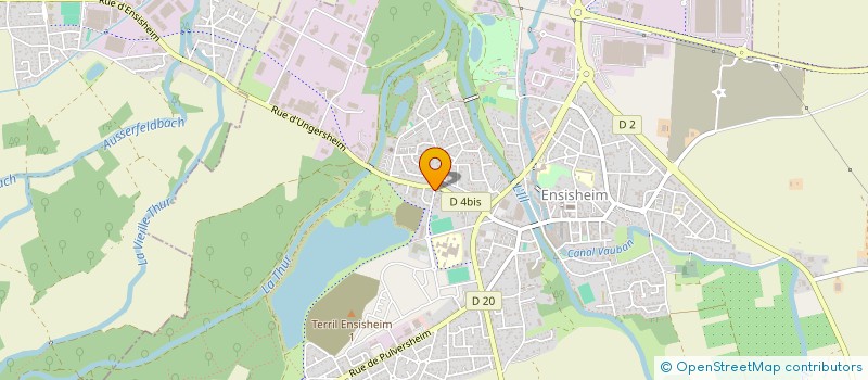 localisation de l'entreprise JOYCE FOLIES  ENSISHEIM