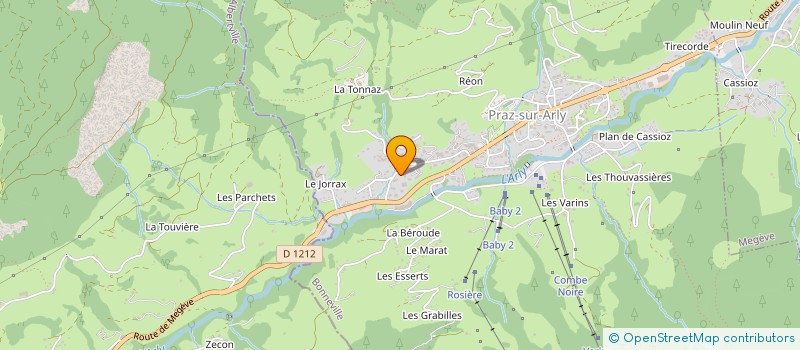 localisation de l'entreprise JOYE'S FAMILY  PRAZ-SUR-ARLY