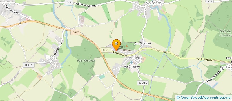 localisation de l'entreprise JOYEROT  AUDEUX