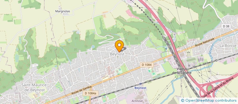 localisation de l'entreprise JOYEUSE AMICALE BOULE DE BEYNOST  BEYNOST