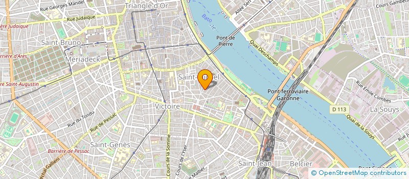 localisation de l'entreprise JOYEUSE COQUILLE  BORDEAUX