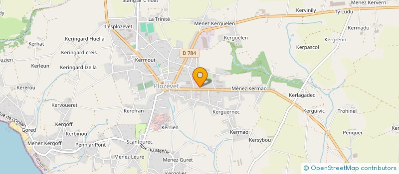 localisation de l'entreprise JOYEUSE SPORTIVE DE PEUMERIT 2005  PEUMERIT