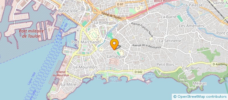 localisation de l'entreprise JOYEUSE UNION DON BOSCO  TOULON