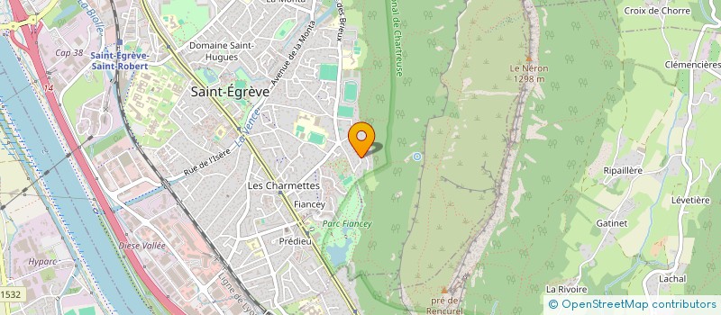 localisation de l'entreprise JOYEUX MURET  SAINT-EGREVE